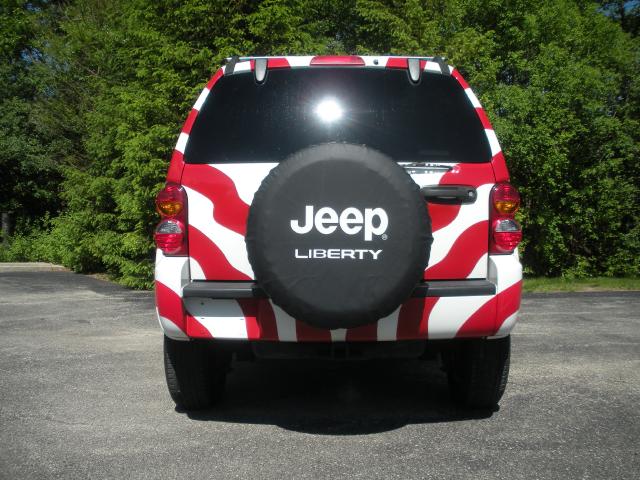 Rear of Flag Jeep