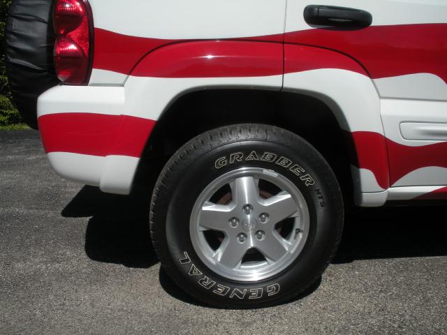 Passenger rear fender of Flag Jeep