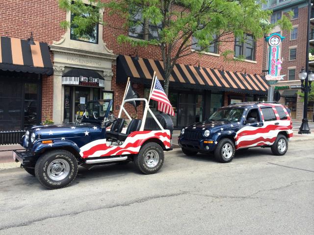 CJ-5 and Liberty in Parade