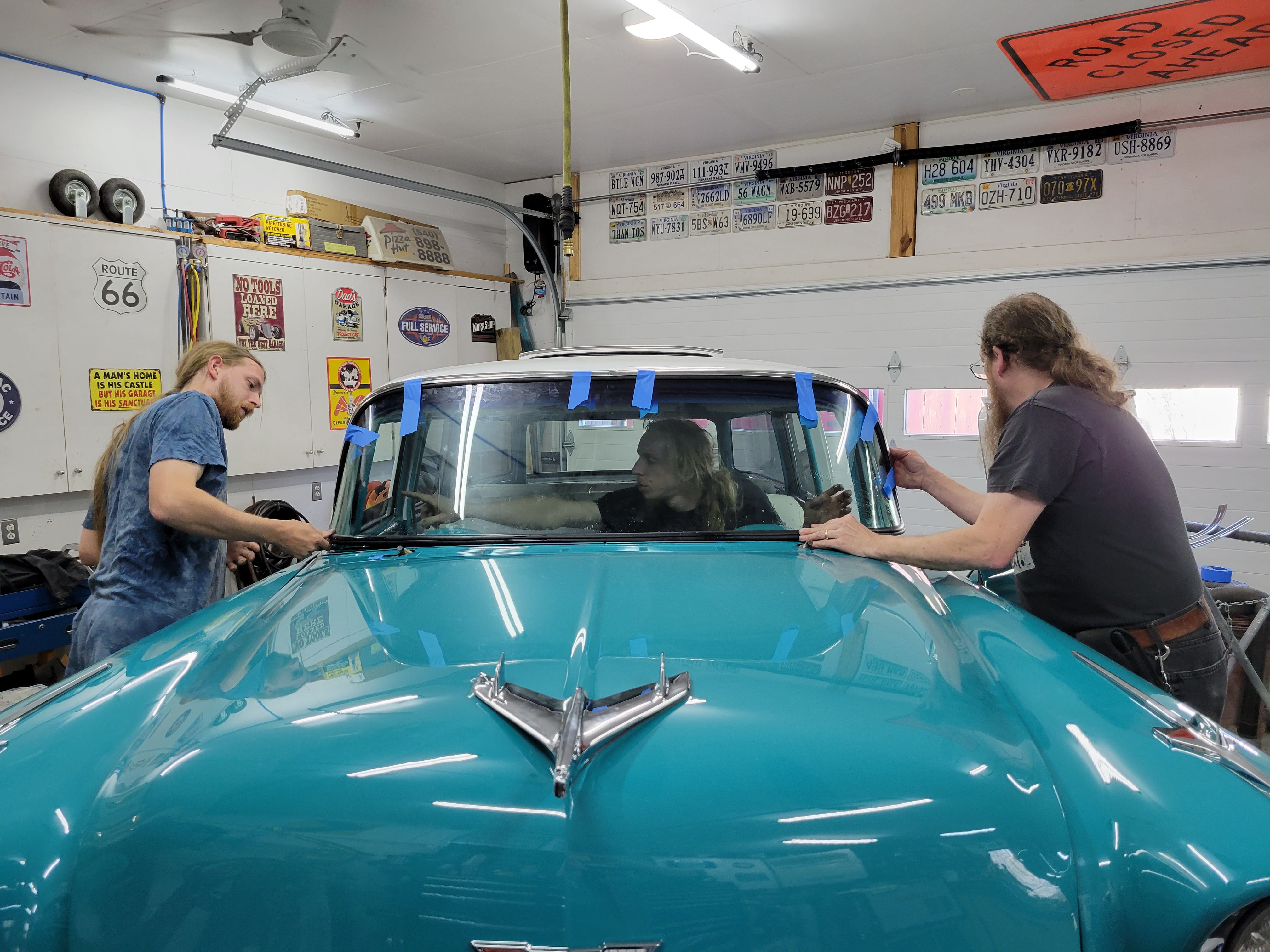 Windshield install