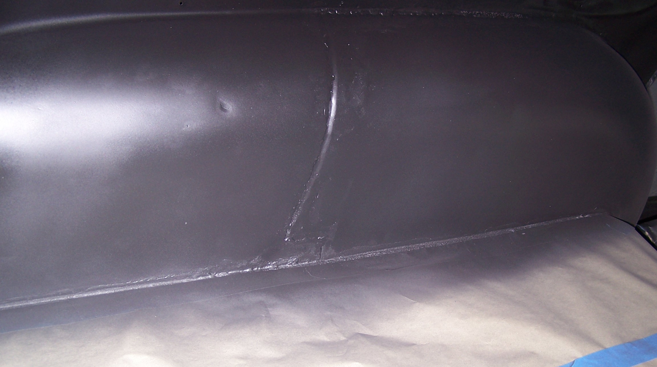 Driver wheelwell welds