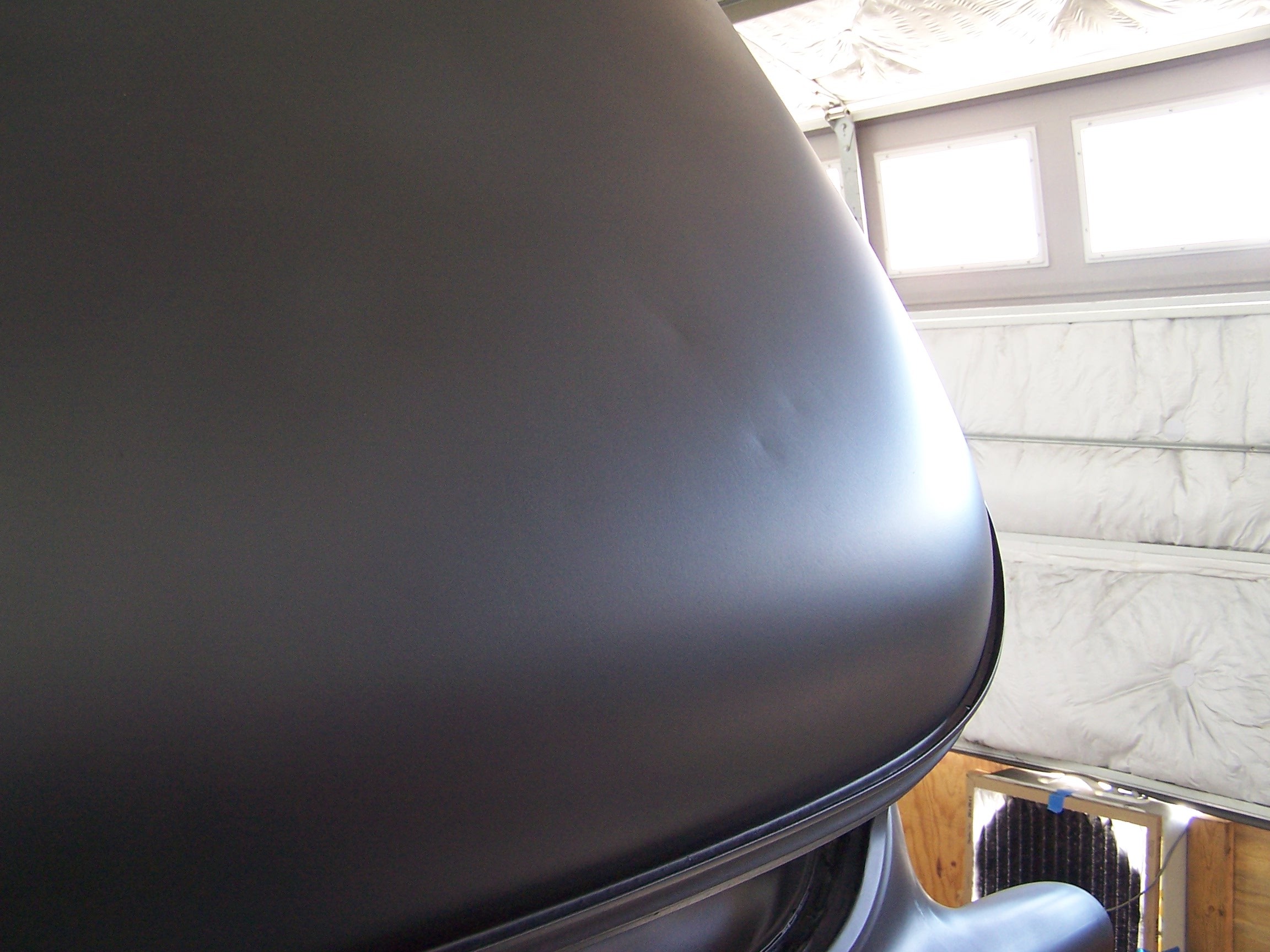Dents in roof