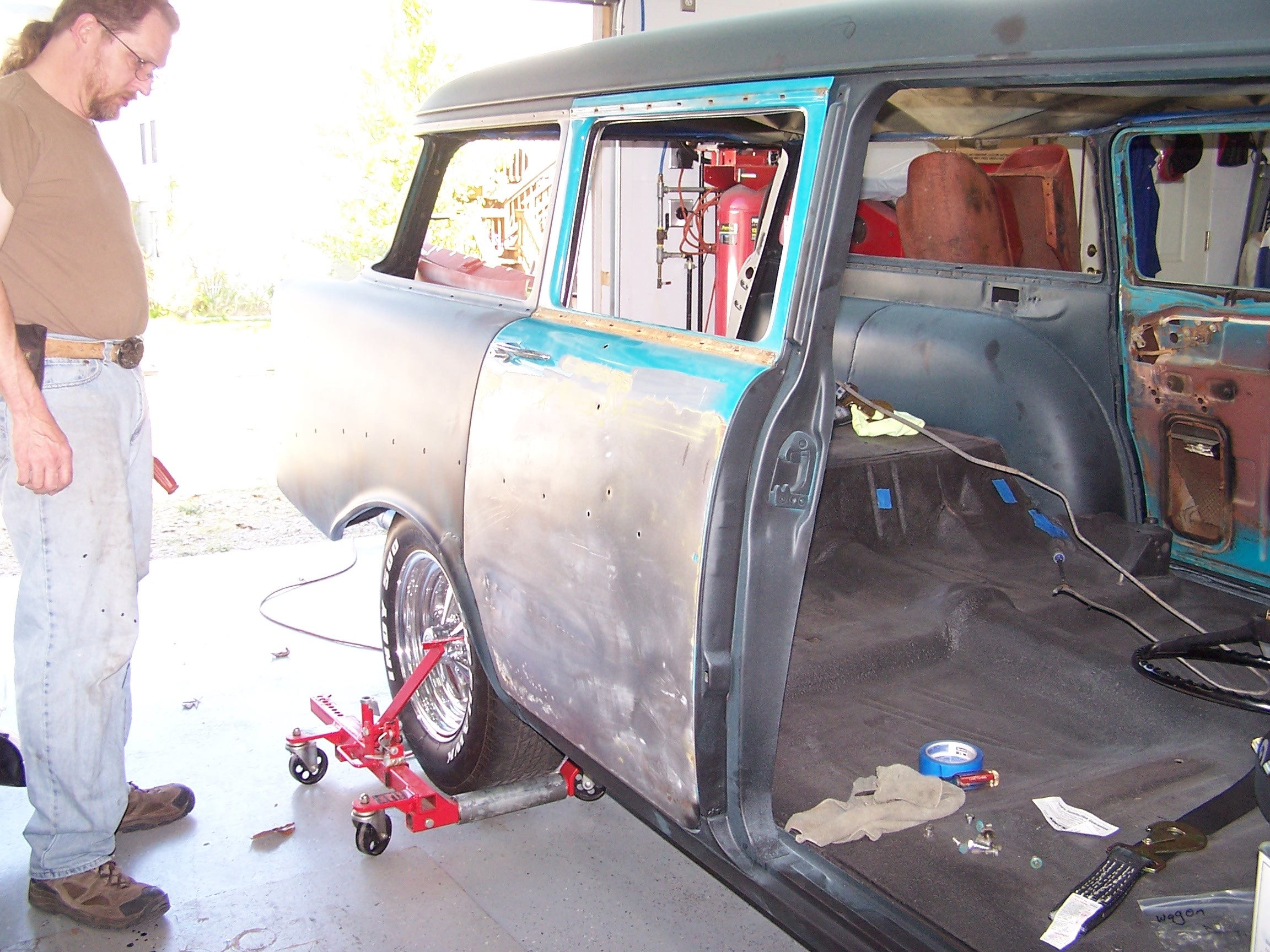 Passenger rear door fitting