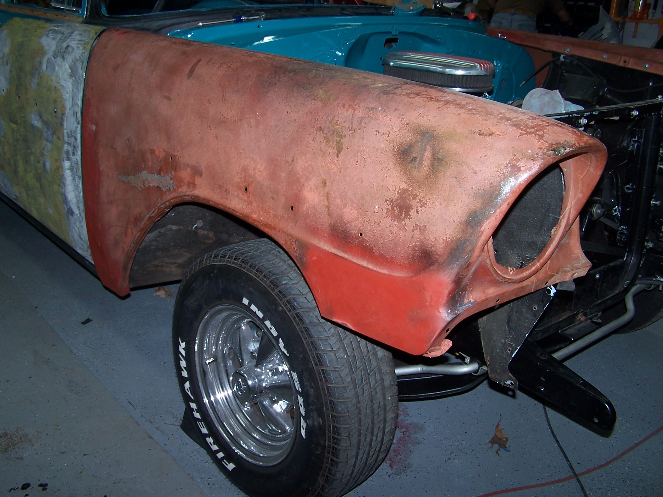 Passenger front fender