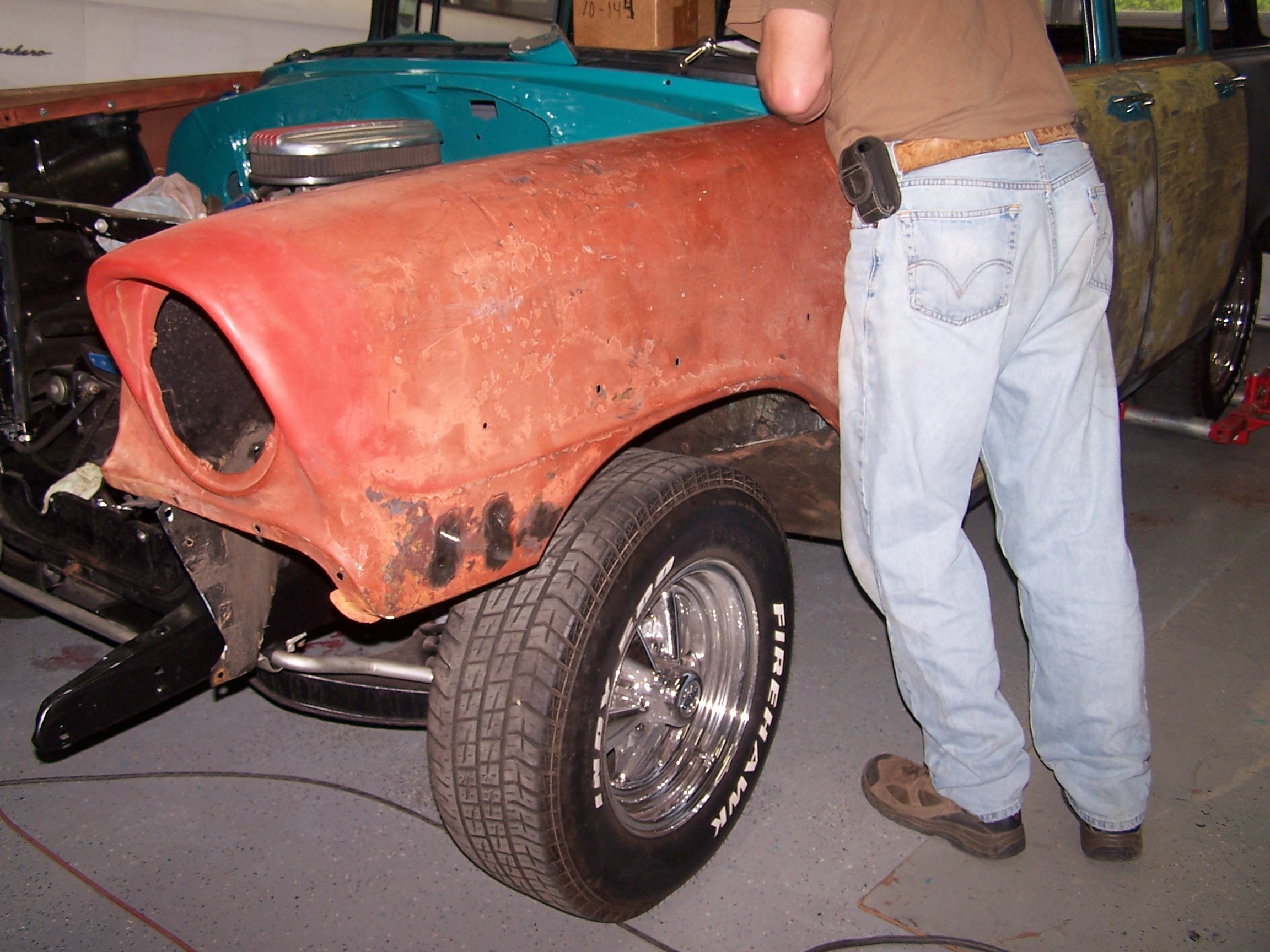 Driver front fender