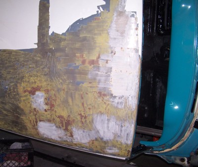 Rust in driver side doors
