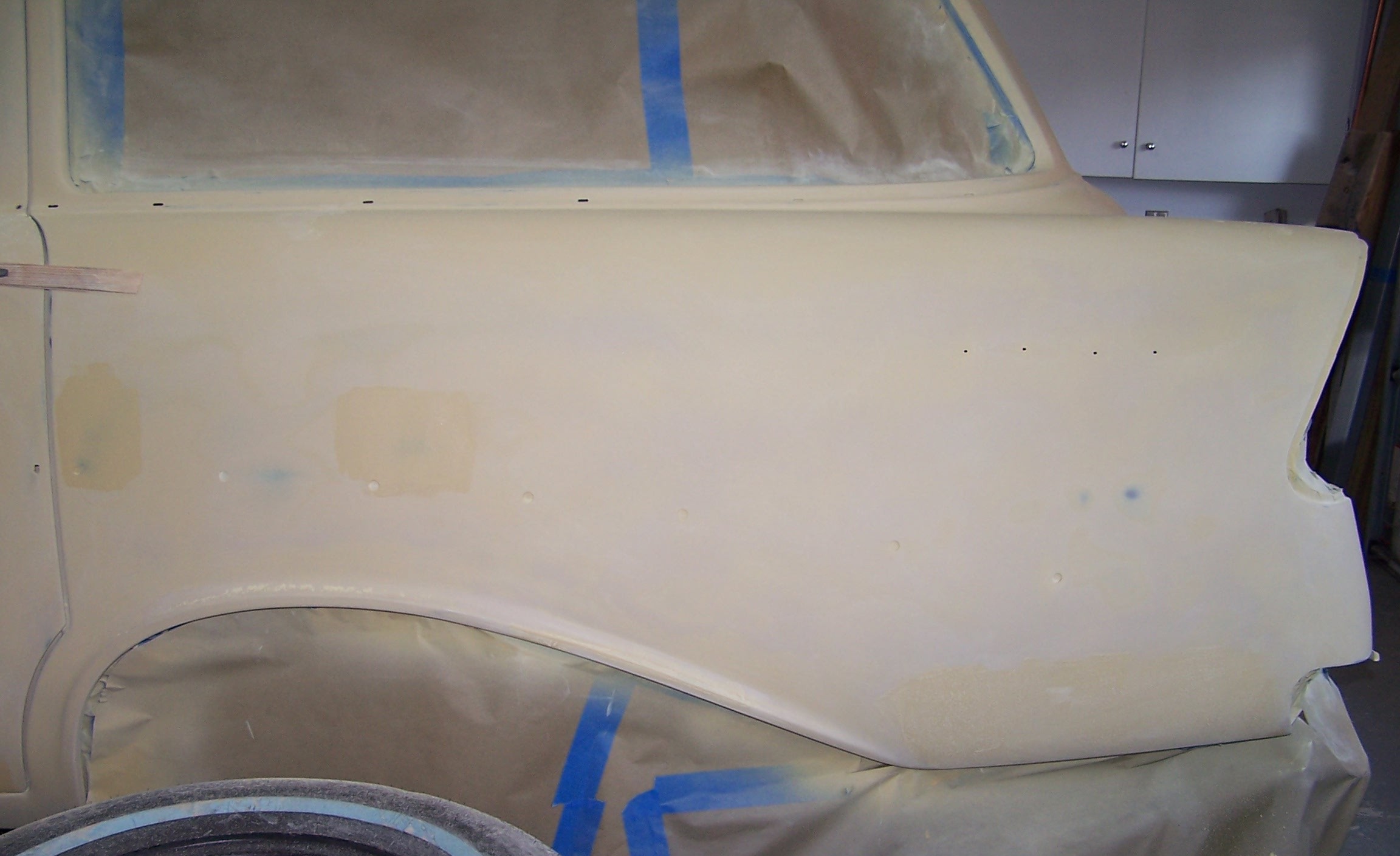 Driver rear fender