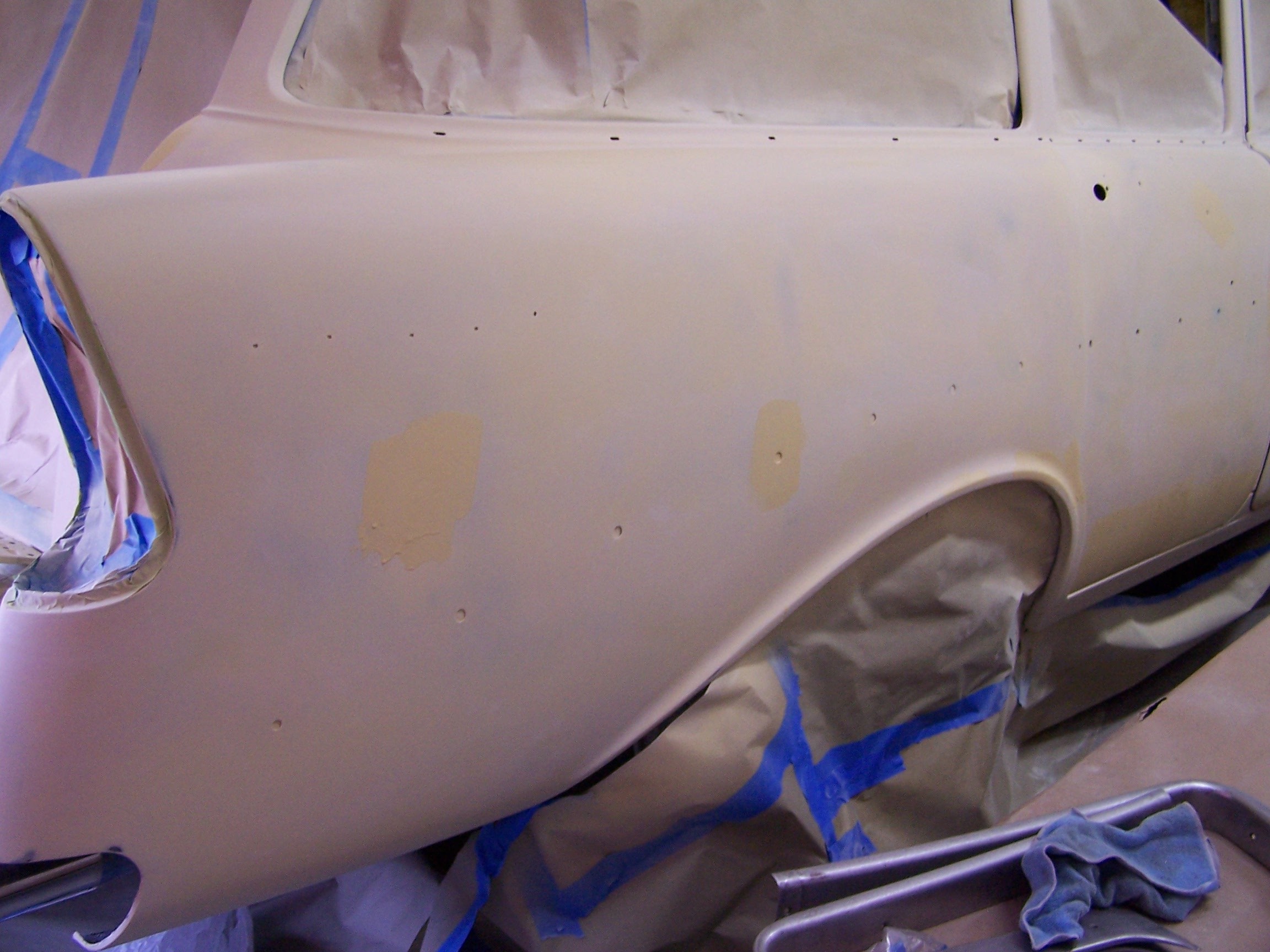 Passenger rear fender