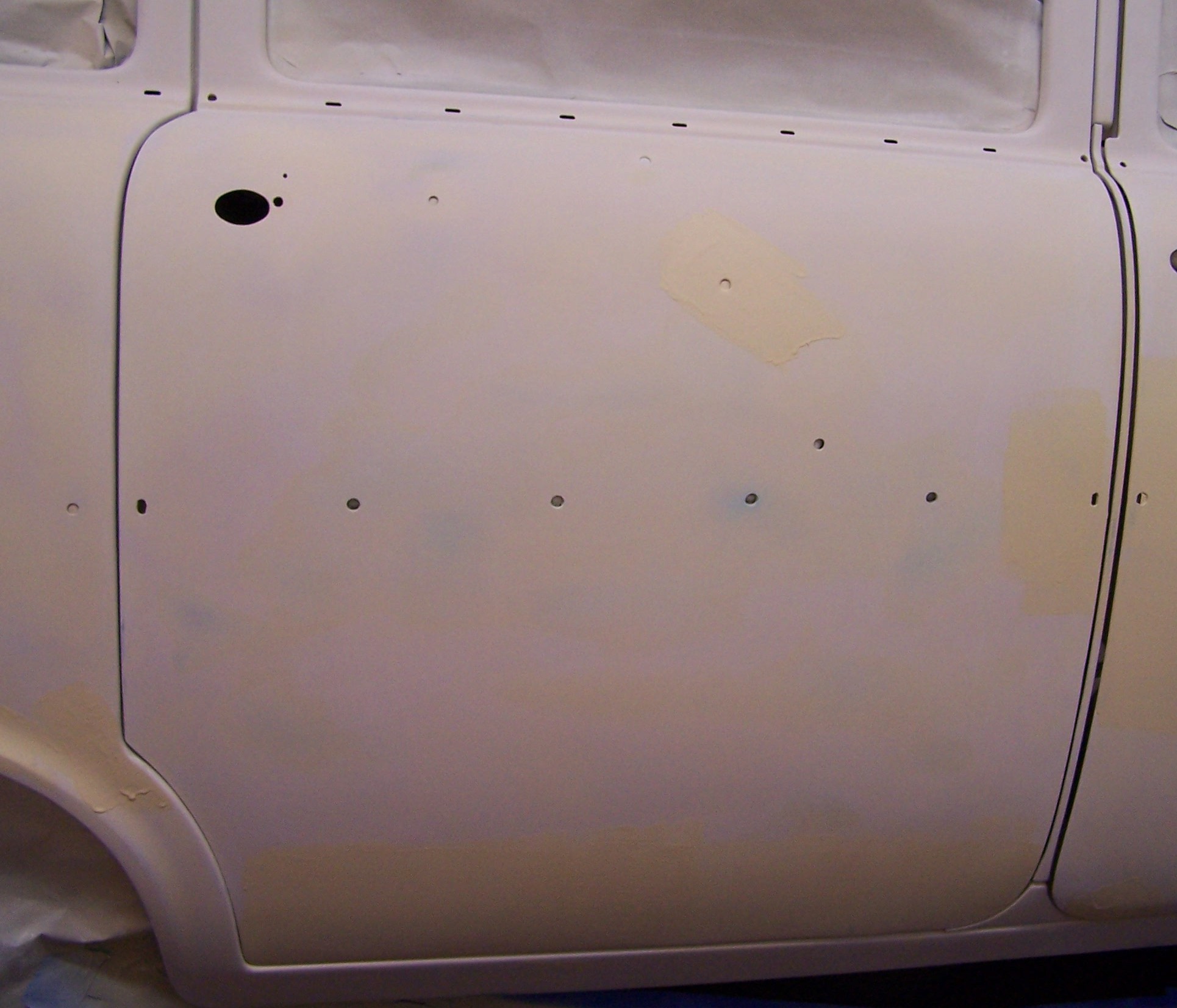 Body worked door