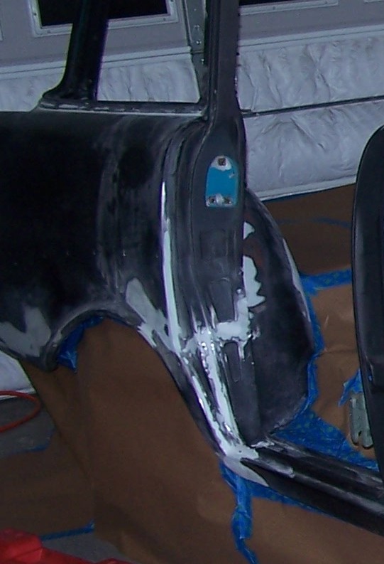 Metal worked quarter panel