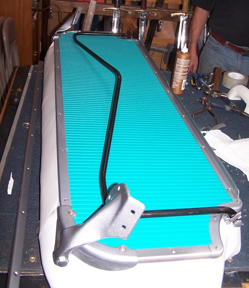 Fender bird on turquoise