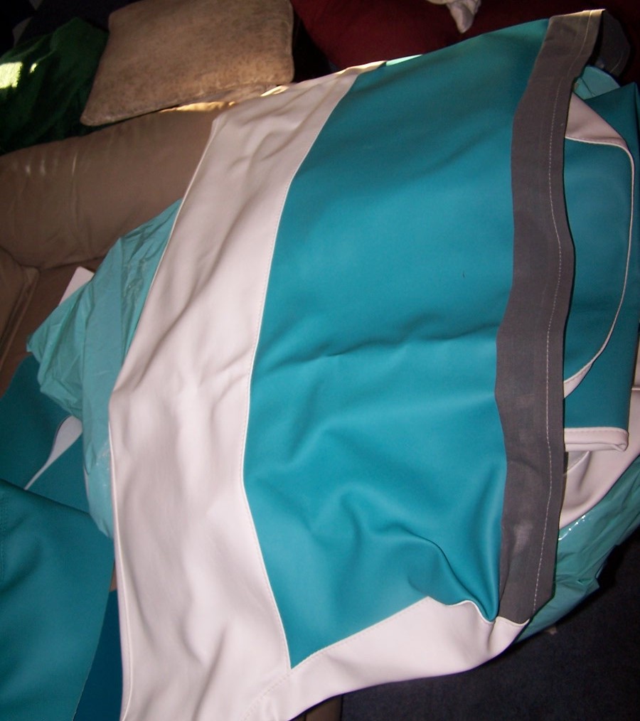Inside rear driver door