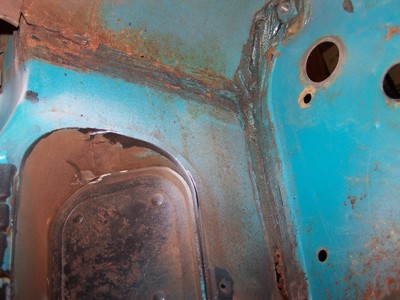 Rust in driver side doors