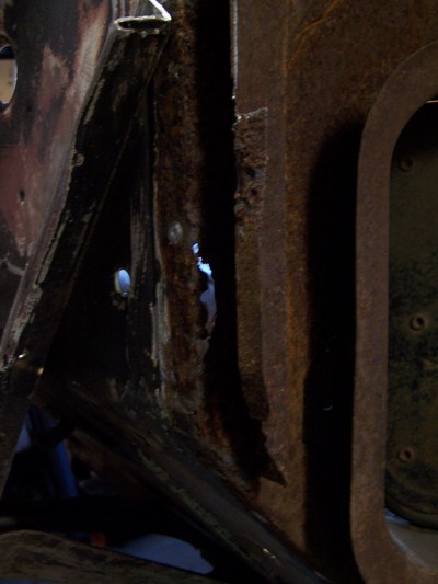 Rust in driver side doors