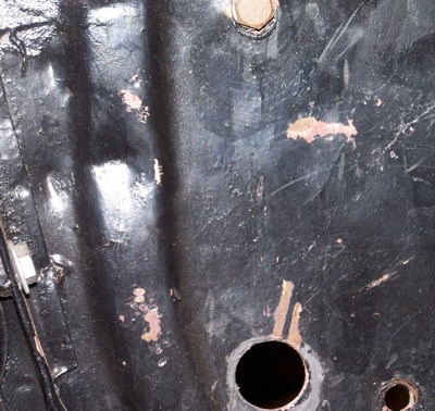 Rust in driver side doors
