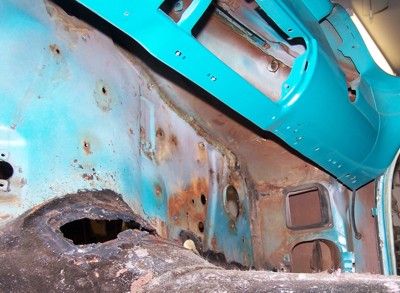 Rust in driver side doors