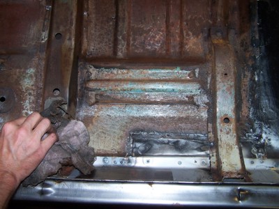 Rust in driver side doors