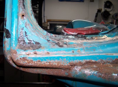 Rust in driver side doors