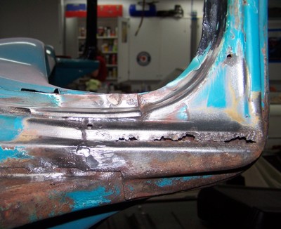 Rust in driver side doors