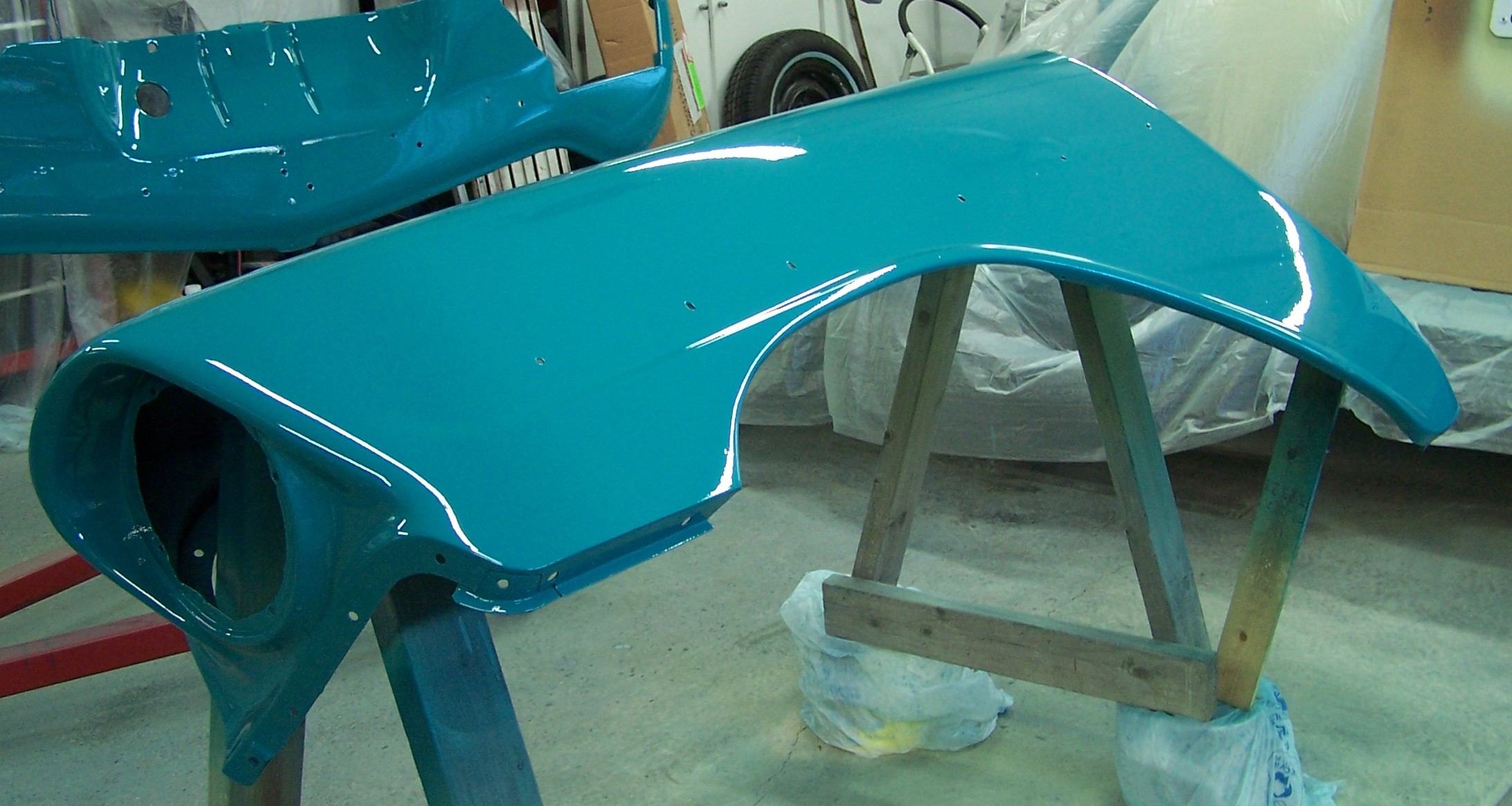 Fender in turquoise