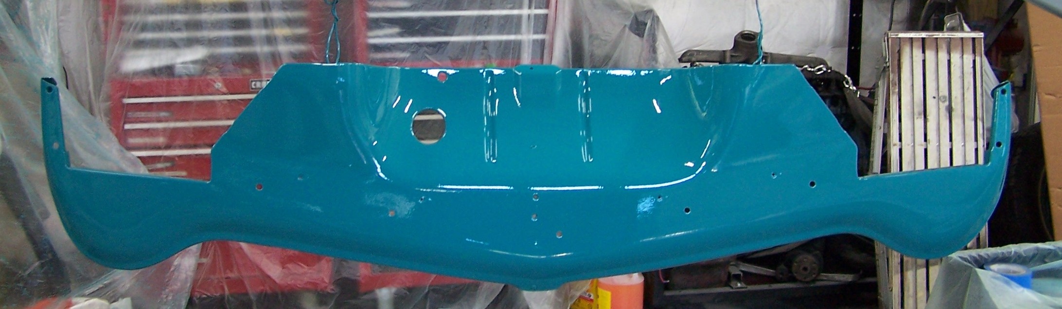 Splashpan in turquoise