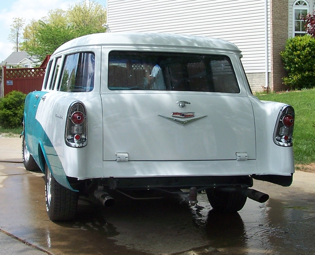 Mostly reassembled wagon