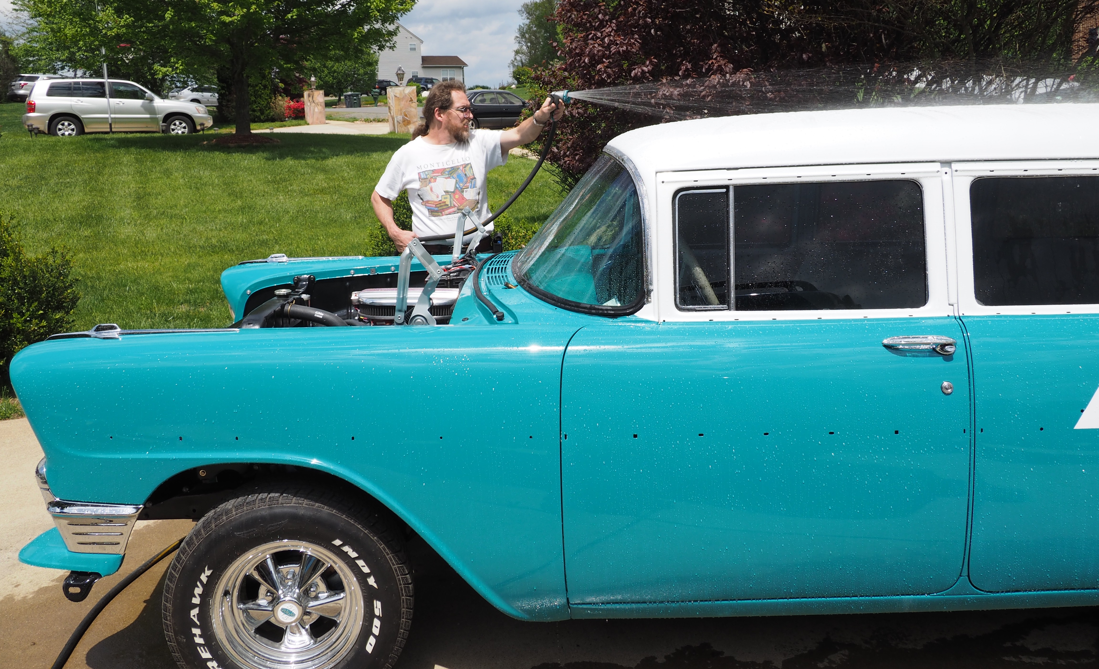 Mostly reassembled wagon