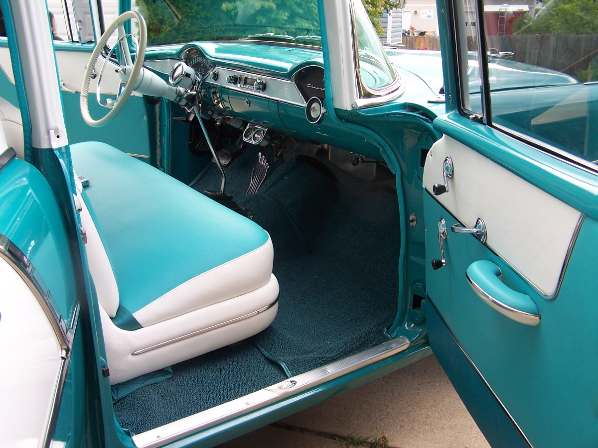 1956 Chevy Wagon interior