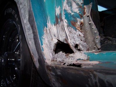 Rust in driver side doors