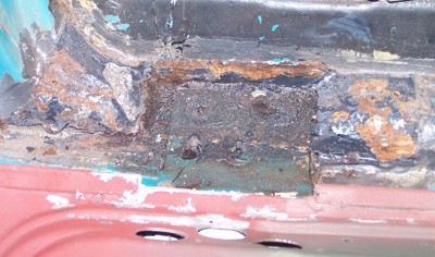 Rust in driver side doors