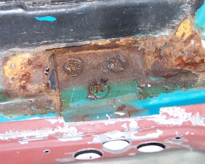 Rust in driver side doors