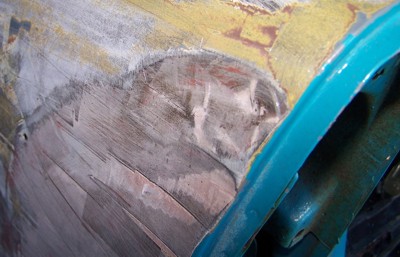 Rust in driver side doors