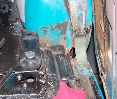 Rust in driver side doors