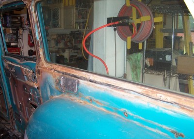 Rust in driver side doors