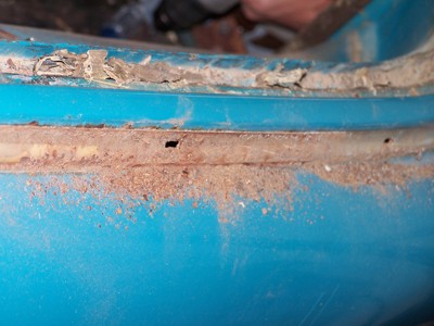 Rust in driver side doors