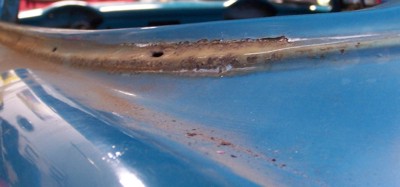 Rust in driver side doors