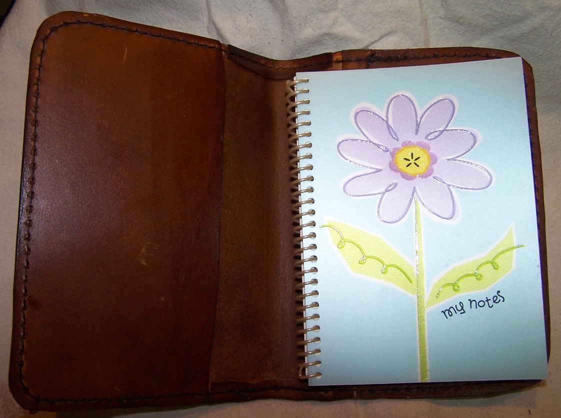 Inside of the small Notebook