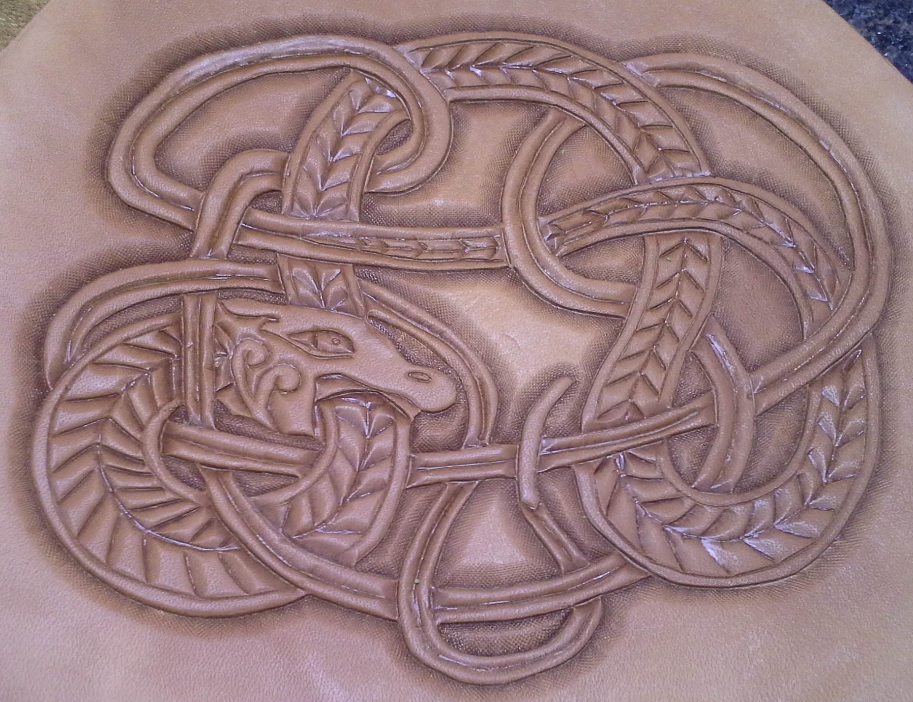 Snake Knot Carving