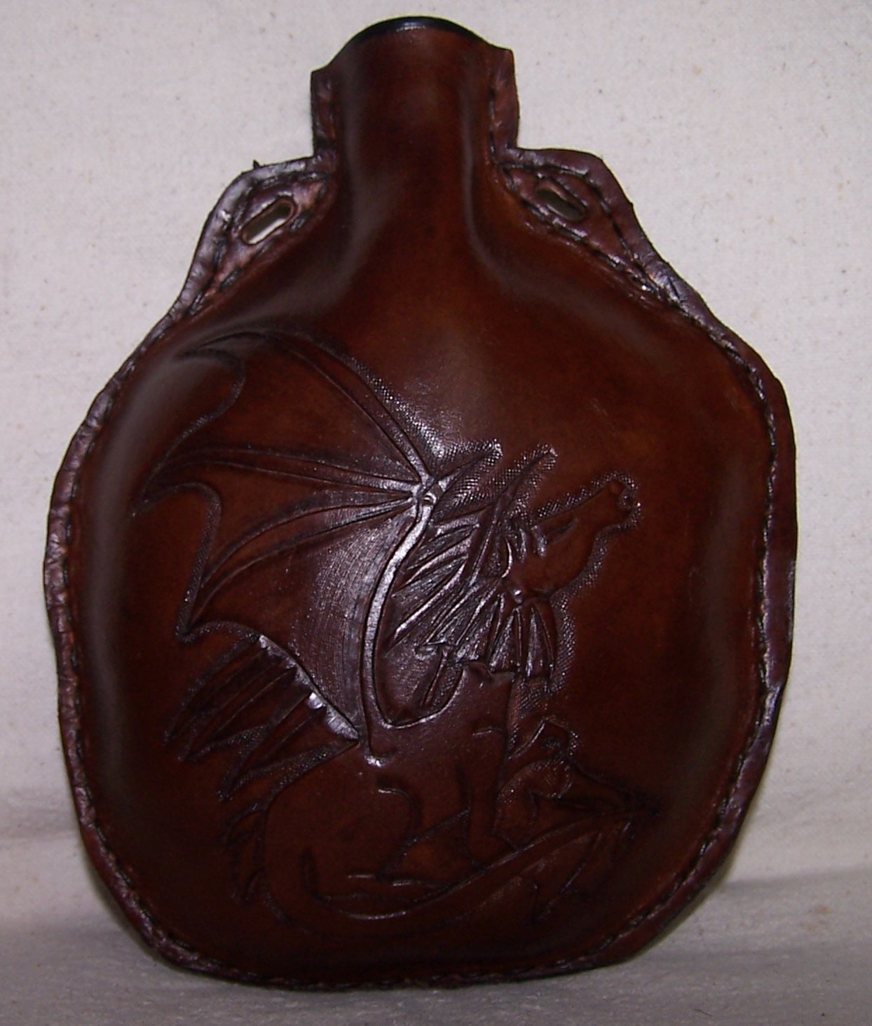 Small Flask with Baby Dragon
