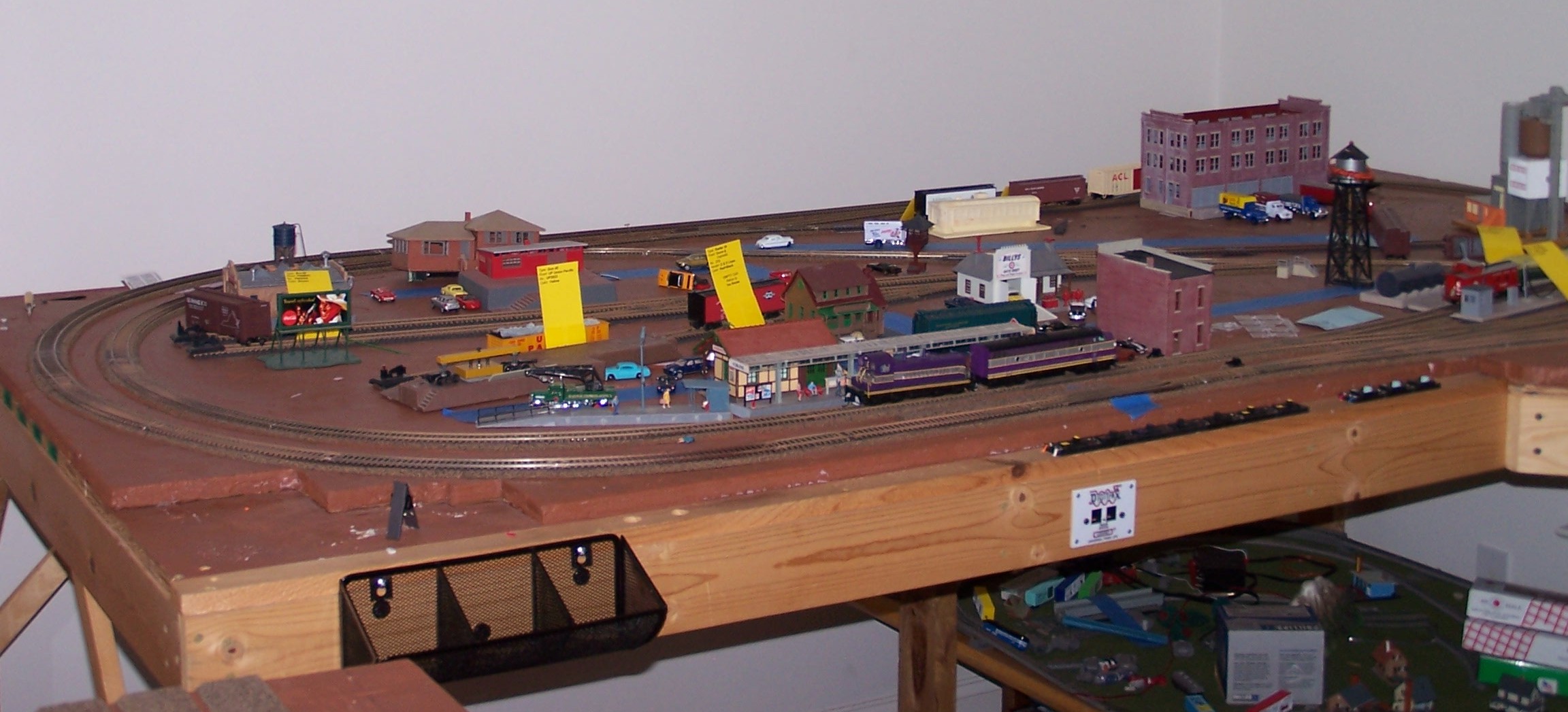 Picture of city area with passenger station