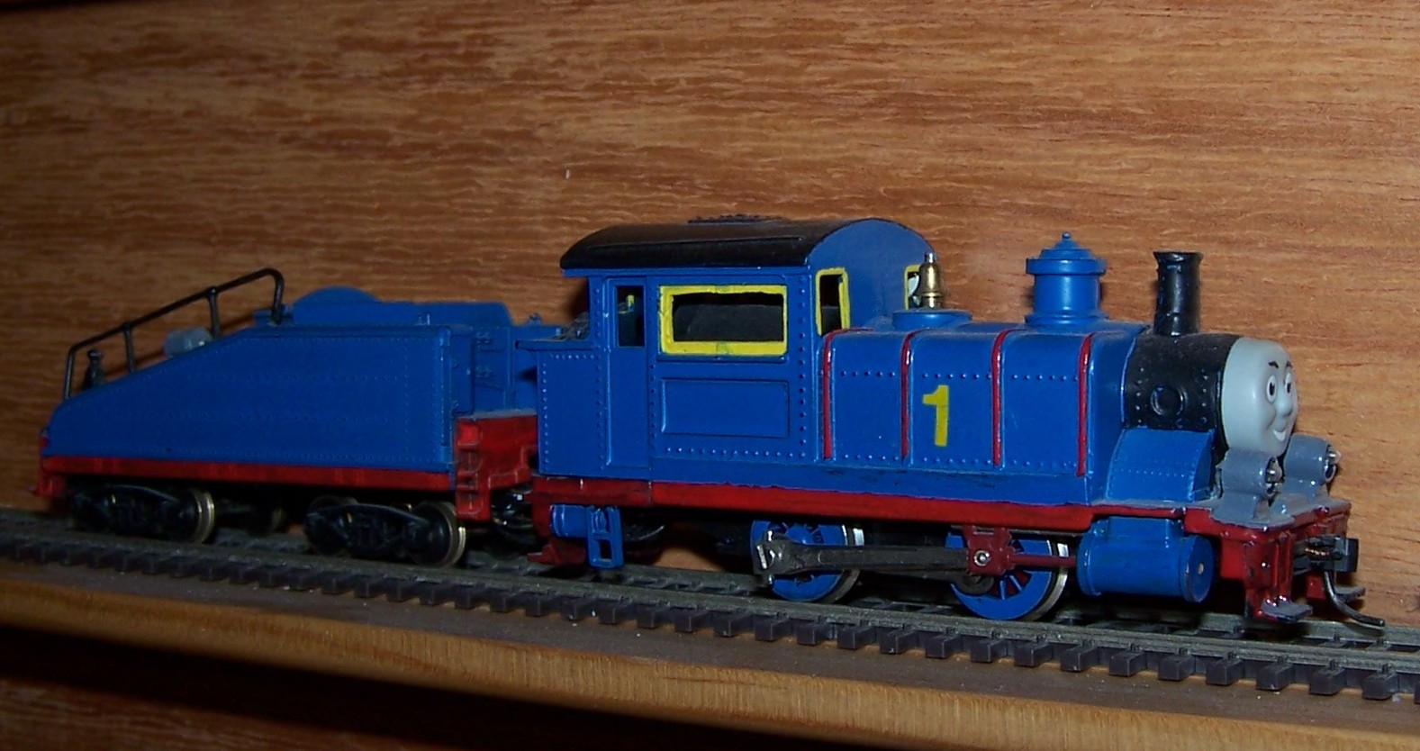 Picture of original kitbashed Thomas the Tank
