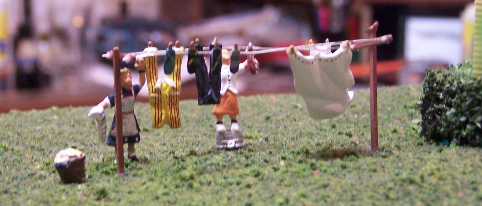 Picture of laundry line