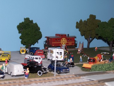 Picture of busy park scene