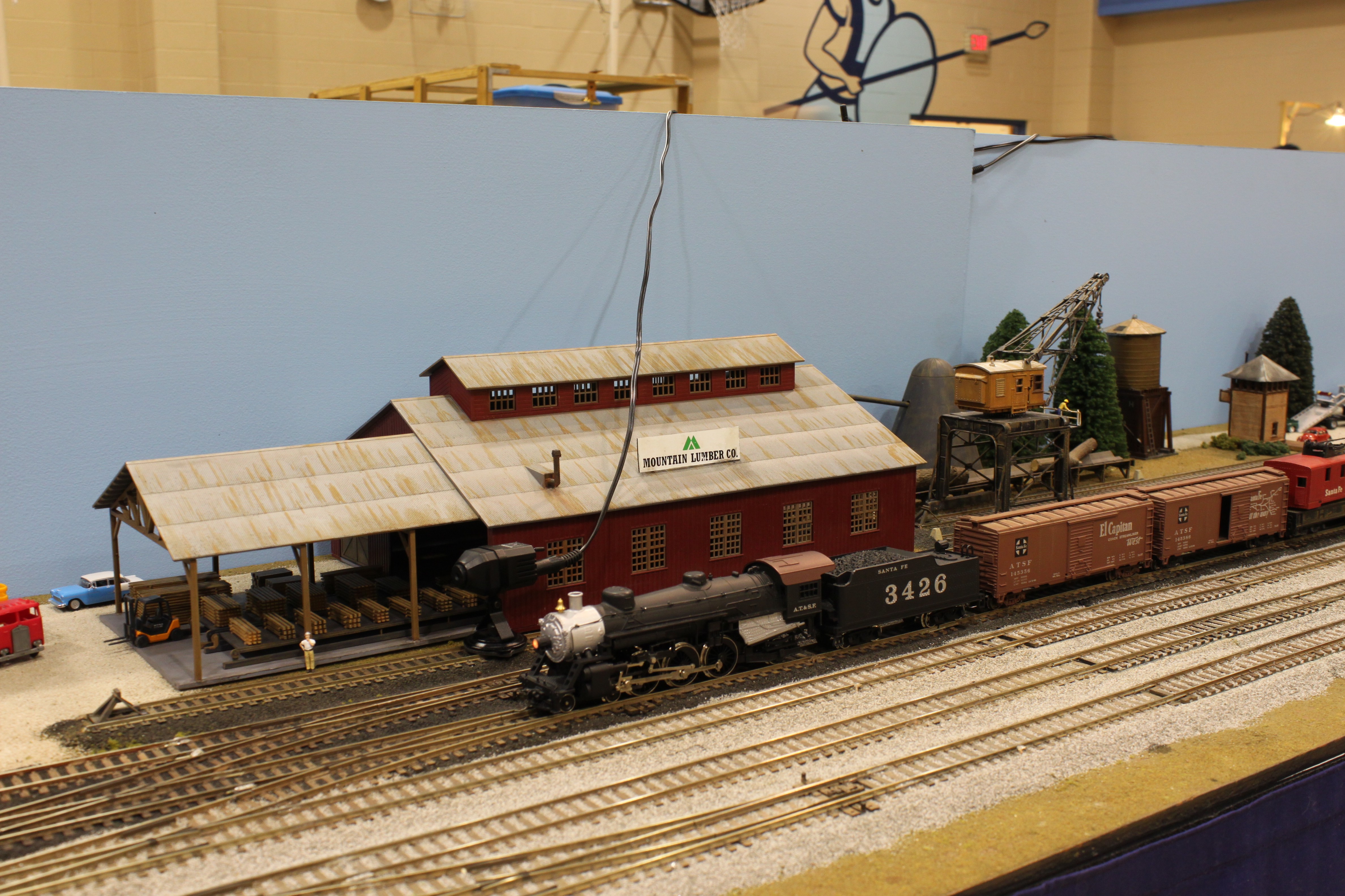 Picture of the lumber at the lumber mill
