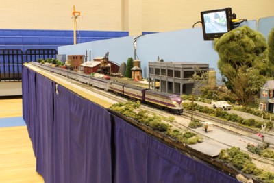 Picture of an Atlantic Coastline train on the modules