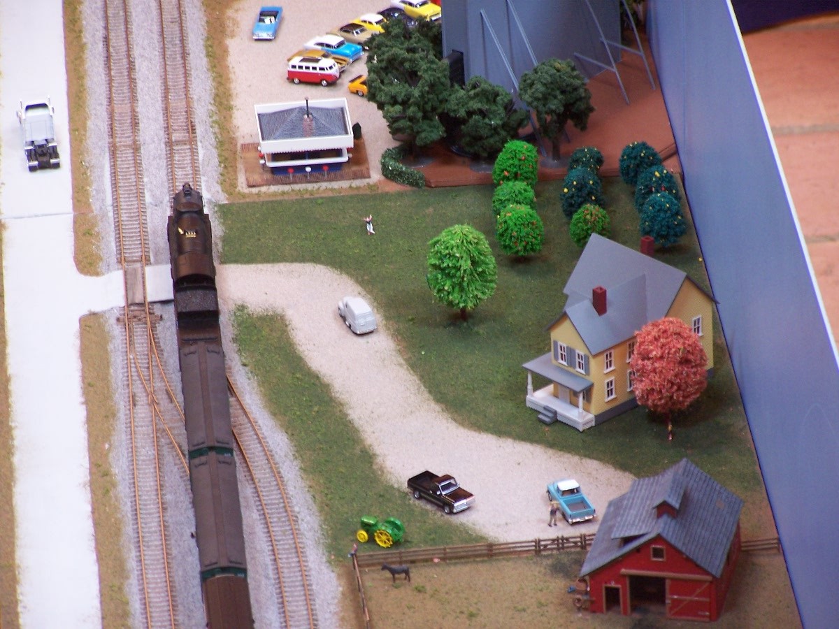 Arial picture of farm