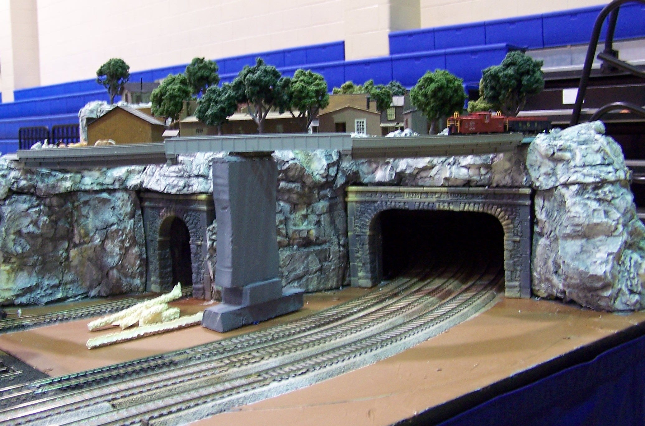 The double portal end. The back track will look 
          very abandoned when we are through.