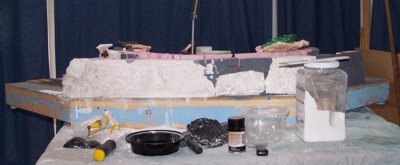 Picture of some cast rocks