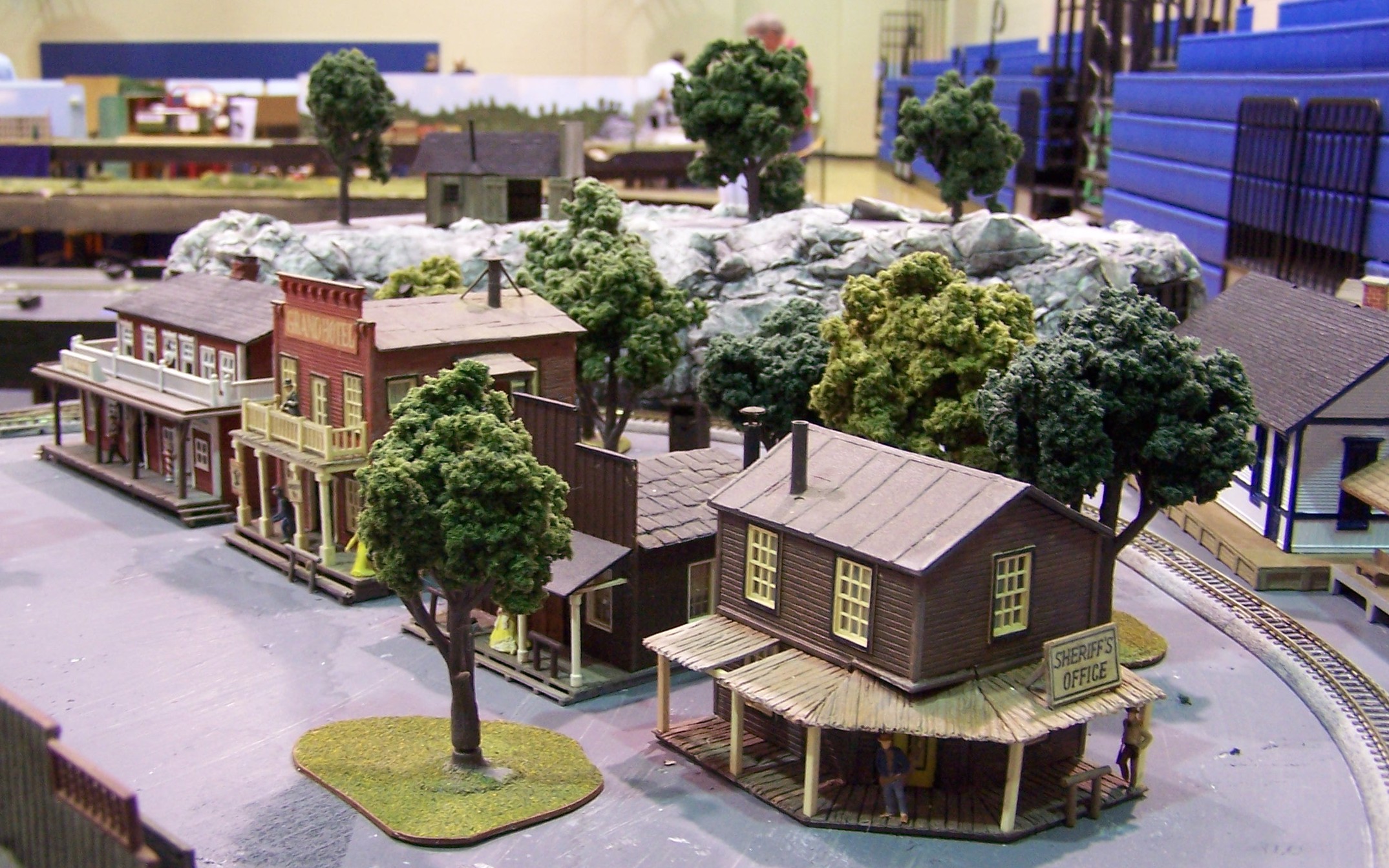 The main street of the park.