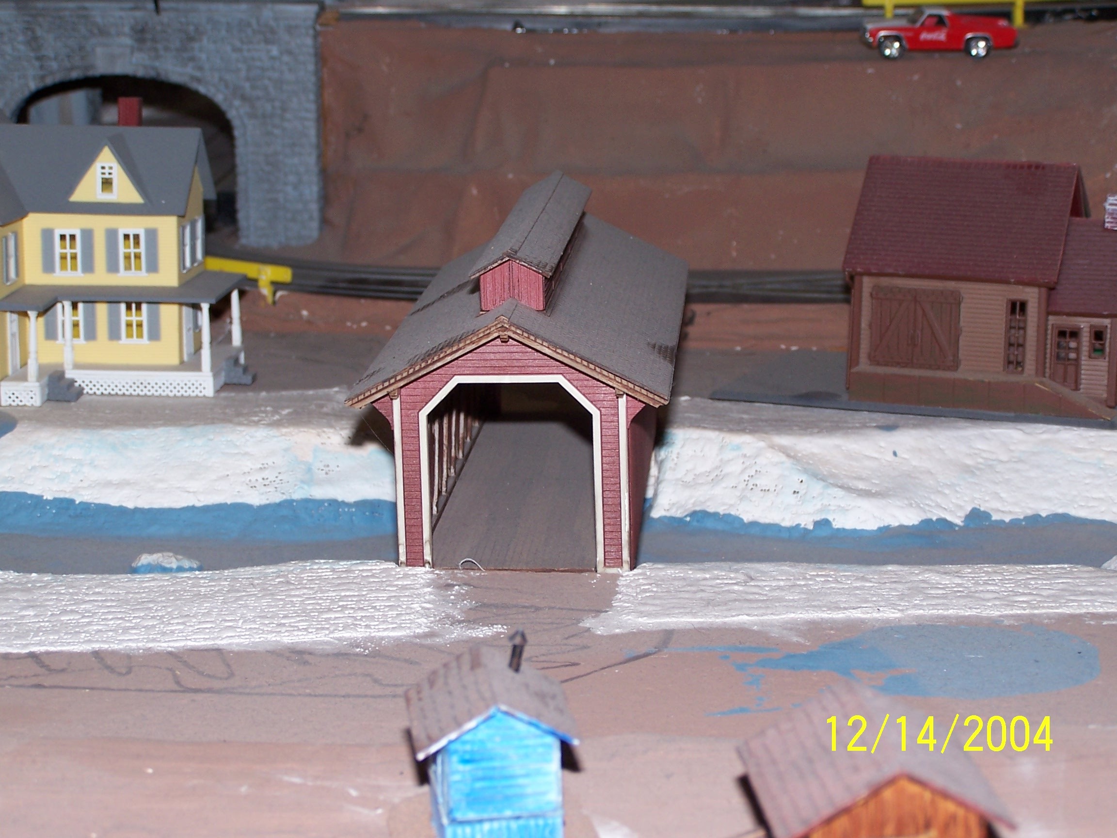 Picture of finished covered bridge